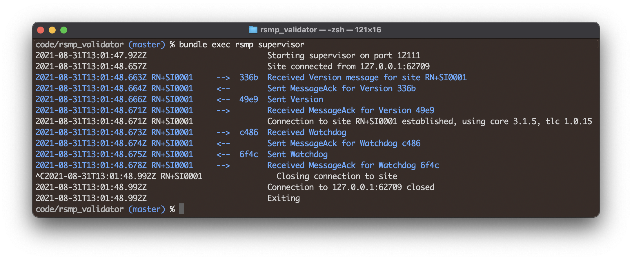 RSMP CLI Supervisor